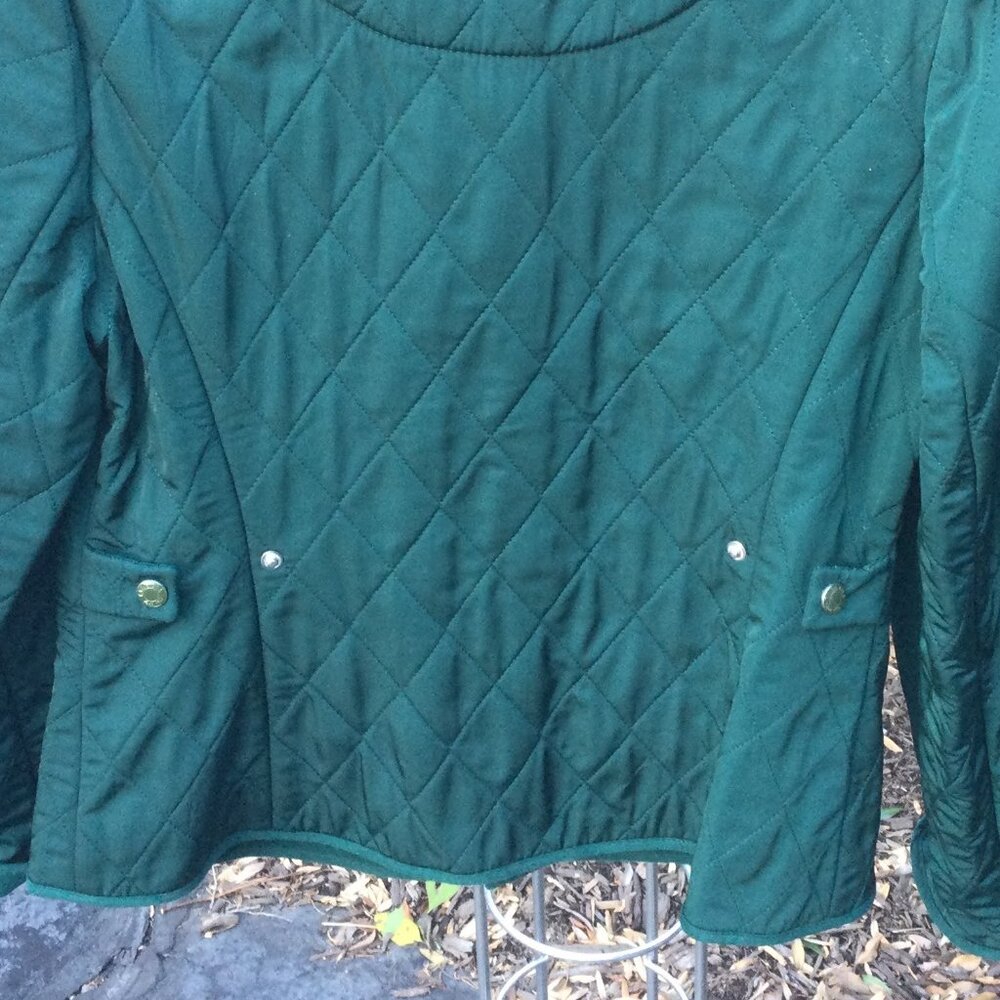 Talbots Forest Green Utility Jacket - Picture 3 of 4